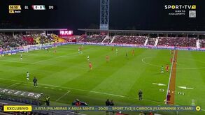 Sporting celebrou em Barcelos mas golo foi anulado por fora de jogo