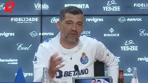 Conceição e a 'perseguição' do Sp. Braga: «Se olhamos para trás, corremos o risco de bater em alguém ou tropeçar»