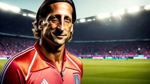 A máquina de fazer... desenhos: Inteligência Artificial 'pintou' o Benfica-FC Porto