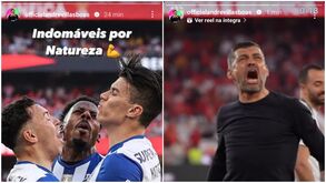 Villas-Boas partilha imagem de Conceição e atira: «Tantas vitórias no Covil do Dragão»