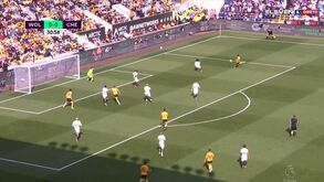 O grande golo de Matheus Nunes que deu vantagem ao Wolverhampton diante do Chelsea