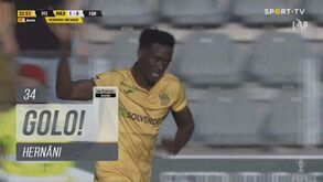 Hernâni Infande deu um 'nó' ao defesa do Famalicão e colocou o Paços na frente