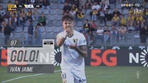 O golaço de Iván Jaime que decidiu o P. Ferreira-Famalicão