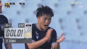 Casa Pia-Sporting: Soma faz o empate no Jamor após tentativa de corte de Nuno Santos