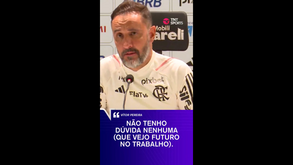 Vítor Pereira critica exibição do Flamengo frente ao Fluminense: «Tenho de conversar com os jogadores...»