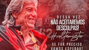 #VoltaMister Jorge Jesus: Nação Rubro-Negra prepara 'ataque' nas redes