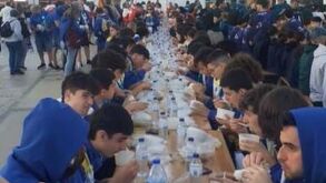 Do convívio ao jantar após a cerimónia de abertura da Festa do Basquetebol