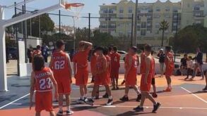 Festa do Basquetebol: jogadores de Imortal e CB Albufeira estreiam campos 3x3 BasketArt