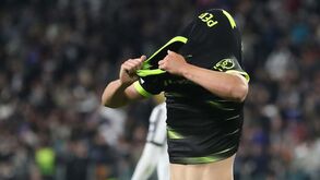 Pote inconformado no fim do Juventus-Sporting