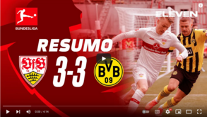 Dois golos nos descontos e emoção até final: o regresso do Estugarda-Borussia Dortmund