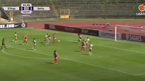 O incrível golo de Kika Nazareth que abrilhantou o Sp. Braga-Benfica: veja o resumo do jogo