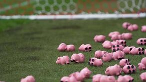 Ratos, fraldas, brinquedos sexuais e... uma mota: O que os adeptos atiram para os relvados
