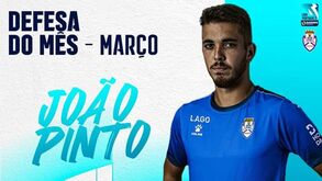 João Pinto eleito melhor defesa do mês da Liga SASBEG