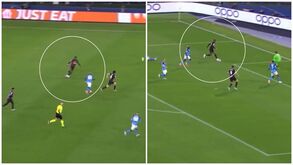A incrível jogada de Rafael Leão: arrancou antes do meio-campo, deixou todos para trás e serviu Giroud de bandeja