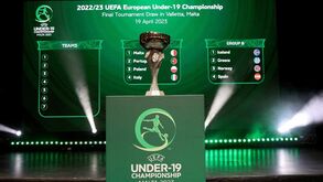 Portugal defronta Malta, Polónia e Itália no Europeu de Sub-19