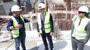 Pedro Proença visitou obras da nova sede da Liga: «Este edifício é absolutamente icónico»
