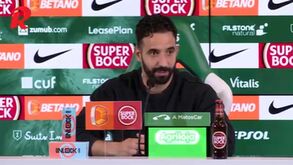 Rúben Amorim: «Estive para tirar Pote ao intervalo...»