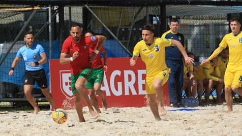 Jogos Europeus: Portugal vence Espanha na estreia no futebol de praia