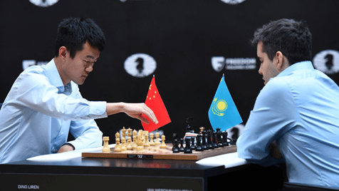Mundial de xadrez entre Ding e Nepomniachtchti vai decidir-se em
