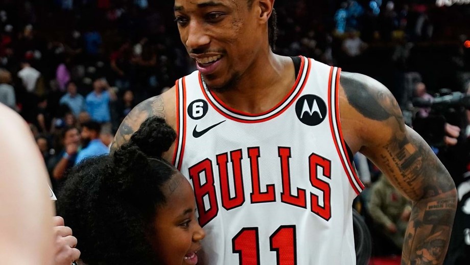 Filha de DeMar DeRozan dá ajuda aos Chicago Bulls