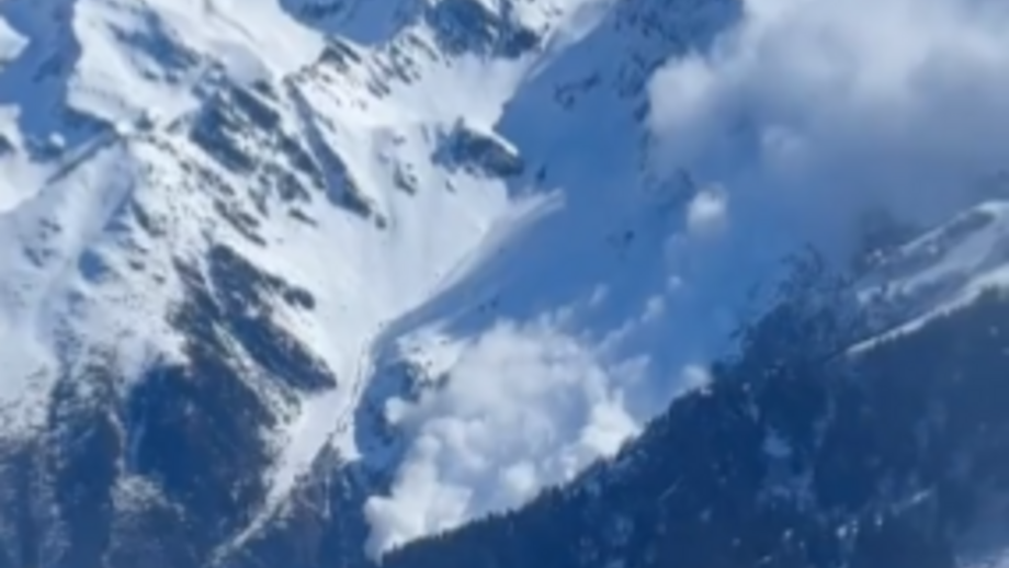 Avalanche nos Alpes franceses