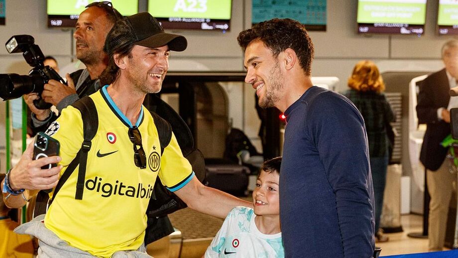 Adeptos do Inter abordaram Pote ontem à partida de Lisboa