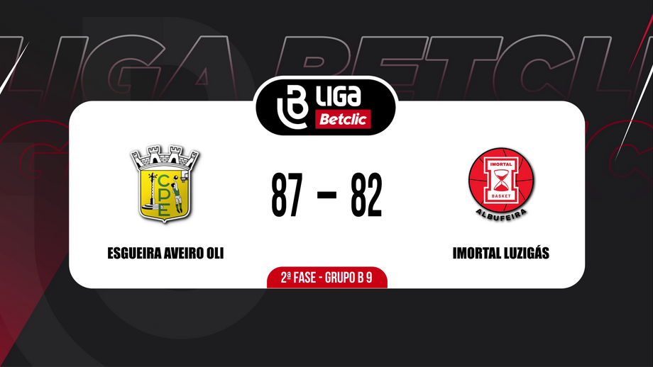 Triunfo da turma de Aveiro por 87-82

