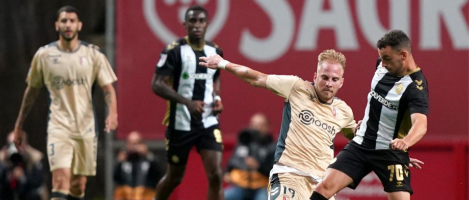 A crónica do Sp. Braga-Nacional, 2-2: Dudu salva honra do ilhéu ferido