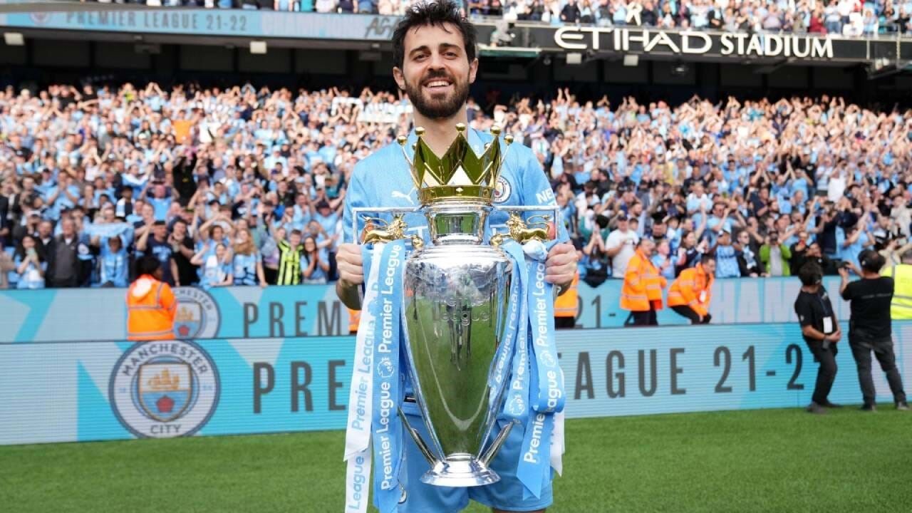 Bernardo Silva na festa do título inglês: «Agora queremos muito ganhar a  Champions» - CNN Portugal