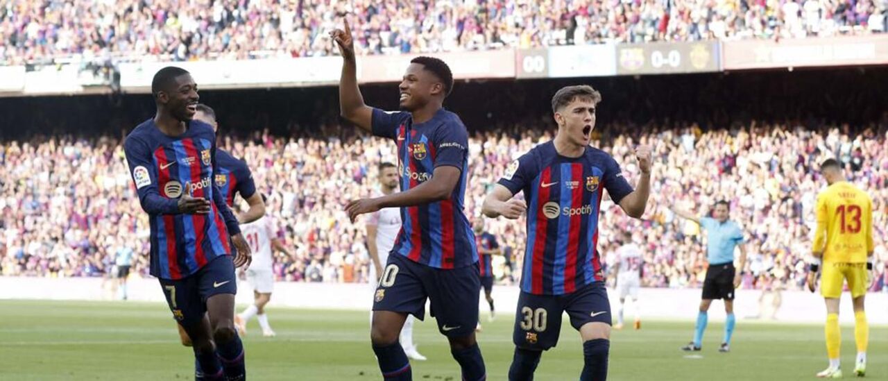 Fati mostrou que é importante; Alba e Busquets despediram-se do Camp Nou 
