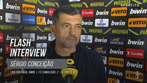 Sérgio Conceição: «O meu aplauso para a equipa de arbitragem»