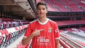 António Luís assina contrato de formação com o Benfica