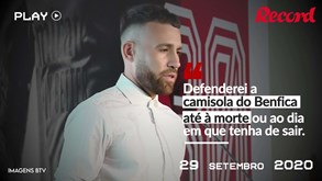 «Defenderei a camisola do Benfica até à morte ou ao dia em que tenha de sair»: o que Otamendi disse e fez na Luz