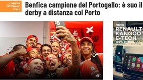 «Benfica recupera o trono português»: imprensa internacional dá (pouco) destaque ao título das águias