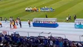 Euforia no Restelo antes do Belenenses-Sanjoanense