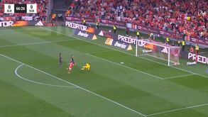 Excelente passe de Neres e Rafa a colocar o Benfica na frente diante do Sp. Braga