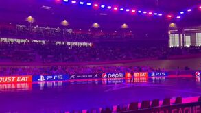 Tudo pronto para a final da Champions de futsal: as imagens da cerimónia de abertura