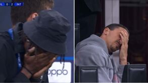 As caras de Rafael Leão e Ibrahimovic no Milan-Inter dizem tudo
