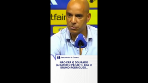 Pepa condena discussão entre os seus jogadores no Cruzeiro-Fluminense: «Feio e inadmissível»