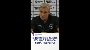 Luís Castro lamenta críticas ao Botafogo no início da temporada: «Tentaram dizer que éramos lixo...»