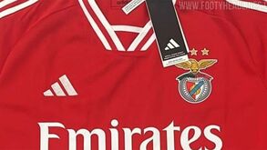 Reveladas imagens de suposta camisola do Benfica para 2023/24