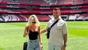 «Obrigado, Salvio»: argentino regressou ao Estádio da Luz e teve direito a mensagem especial