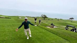 Gareth Bale está a tornar-se num ás do golfe