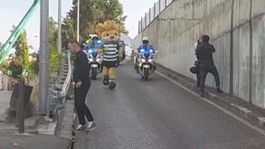 Jubas liderou chegada da equipa do Sporting ao Estádio de Alvalade