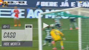 Benfica pediu penálti por mão de Morita: árbitro mandou seguir