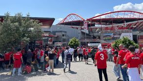 Romaria à Luz: milhares de adeptos já junto ao estádio