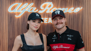 Daniela Melchior em destaque no GP do Mónaco: atriz não dispensou uma foto com... Bottas