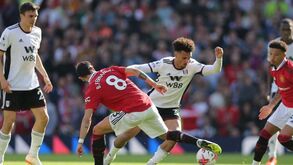 Man. United-Fulham, 2-1: Bruno fica no pódio