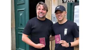 Pepê já recebeu o passaporte italiano