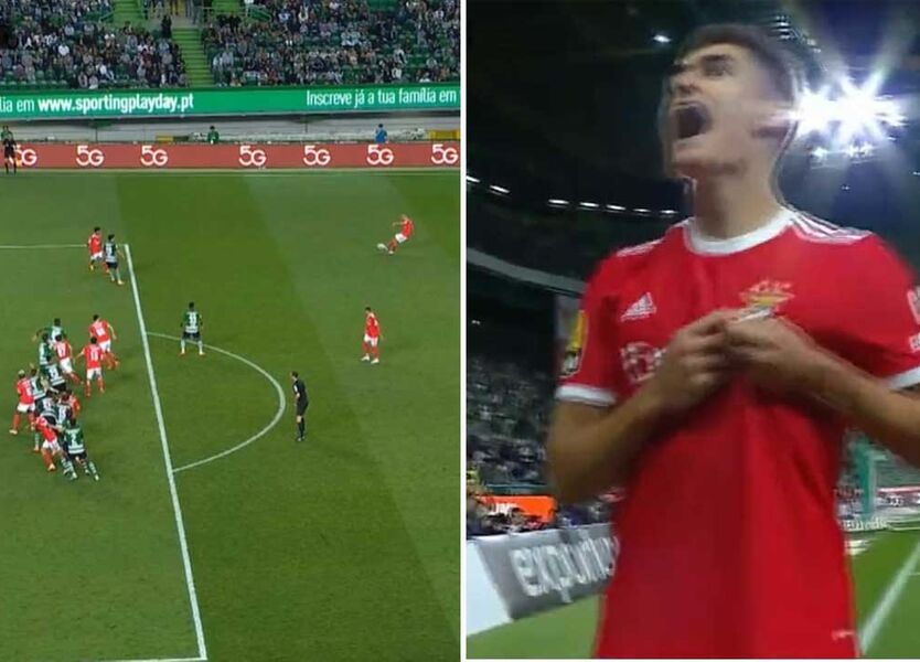 Bloqueios e foras de jogo: porque é que o golo de João Neves no Sporting -  Benfica deveria ter sido anulado